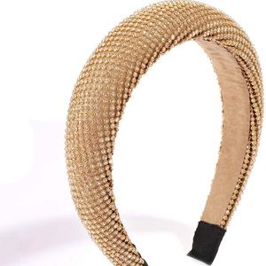 brand new gold padded headband never worn.